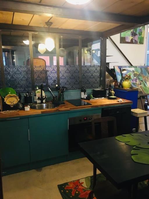 Loft D Artistes Avec Patio Au Port De Niza Exterior foto
